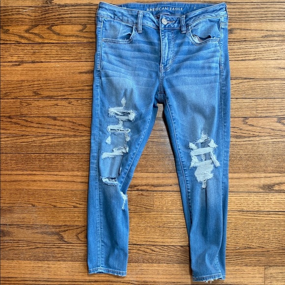 American Eagle Outfitters Denim - AE Next Level Distressed Jean Light Wash